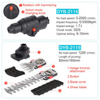 HORMY 18V Brushless Cordless Power Tool Combo Kit
for Makita Battery (Drill, Circular Saw, Impact Wrench, Air Pump, Blower) Home