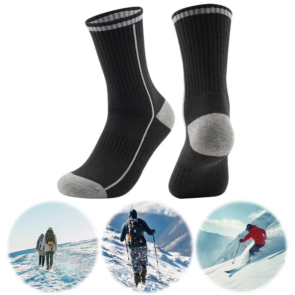 Wool Hiking Socks 
Thick- Warm for Men Women 
Skiing Snowboarding Hiking Outdoor