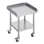 SucceBuy Stainless Steel Work Table Commercial Food Prep  
with 4 Wheels 
Heavy Duty for Restaurant Home