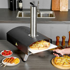 Succebuy 12inch Outdoor Oven Charcoal Fired ,Portable 
Stainless Steel Grill&Pizza 
Waterproof for Backyard Camping