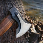 2PCS Professional Firewood Splitting Axe - Anti-Slip 
Wood Handle & Sharp Blade for Efficient Chopping & Outdoor Adventures