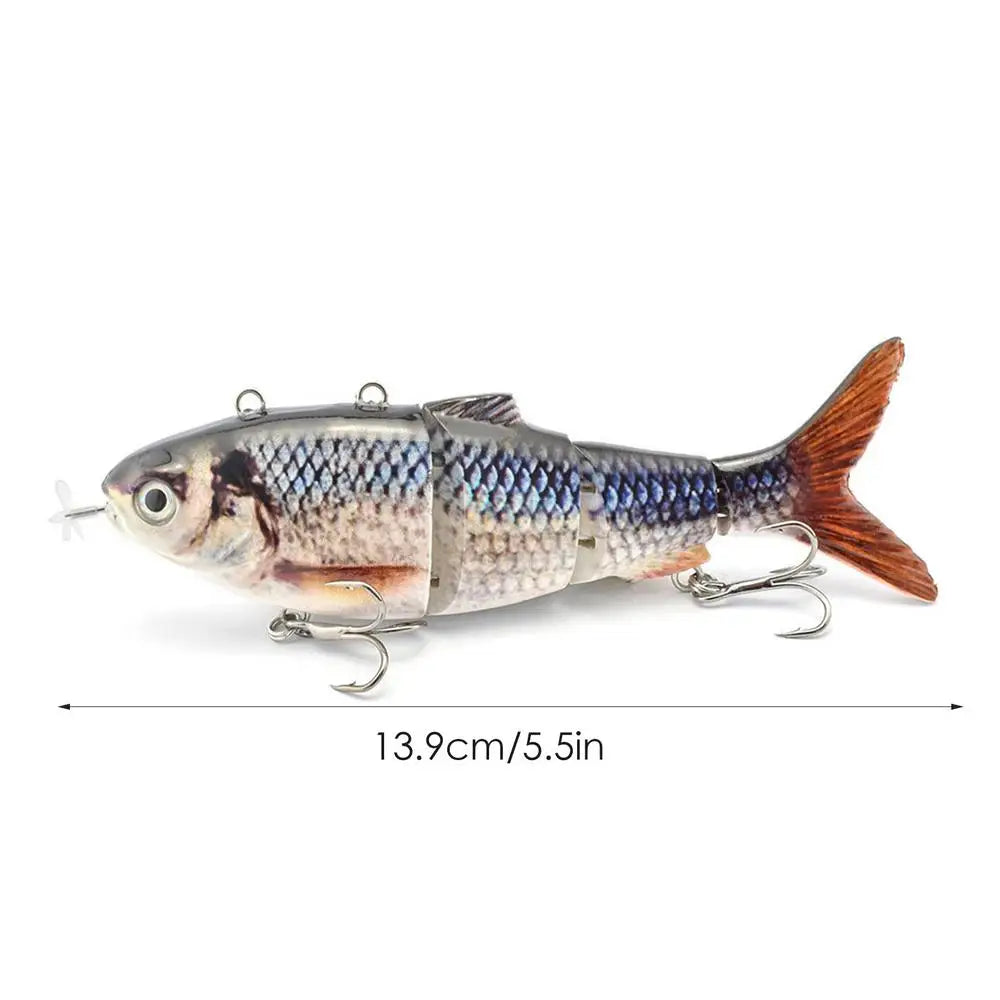 Robotic Fishing Lure USB Rechargeable Self Swimming  Smart Lure Automatic
