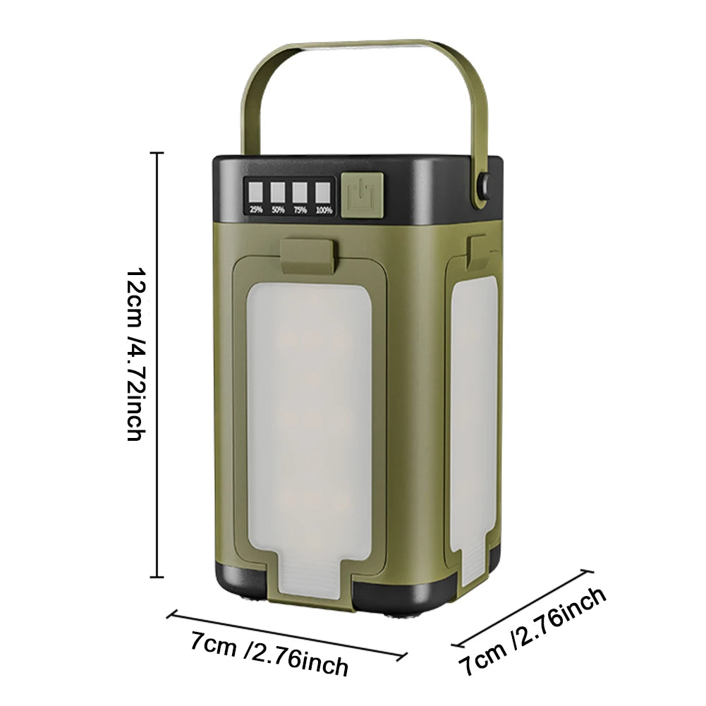 Rechargeable Lantern , Power Bank Solar.   
Camping , Portable,
Flashlight ,LED Tent Light for Camping ,  Hiking  , Fishing