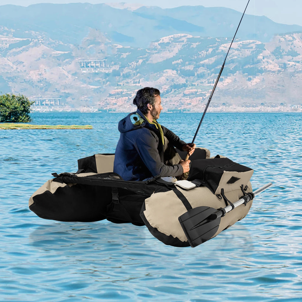Inflatable Fishing Boat,
Portable Oxford Cloth Fishing Boat,
136*105*54cm , 130kg Weight Capacity,for Fishing