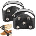 Snow Shoe Spikes Anti-Slip Stainless Steel Gripper Spike ice Cleats Snow Grips Reflective Climbing Crampons