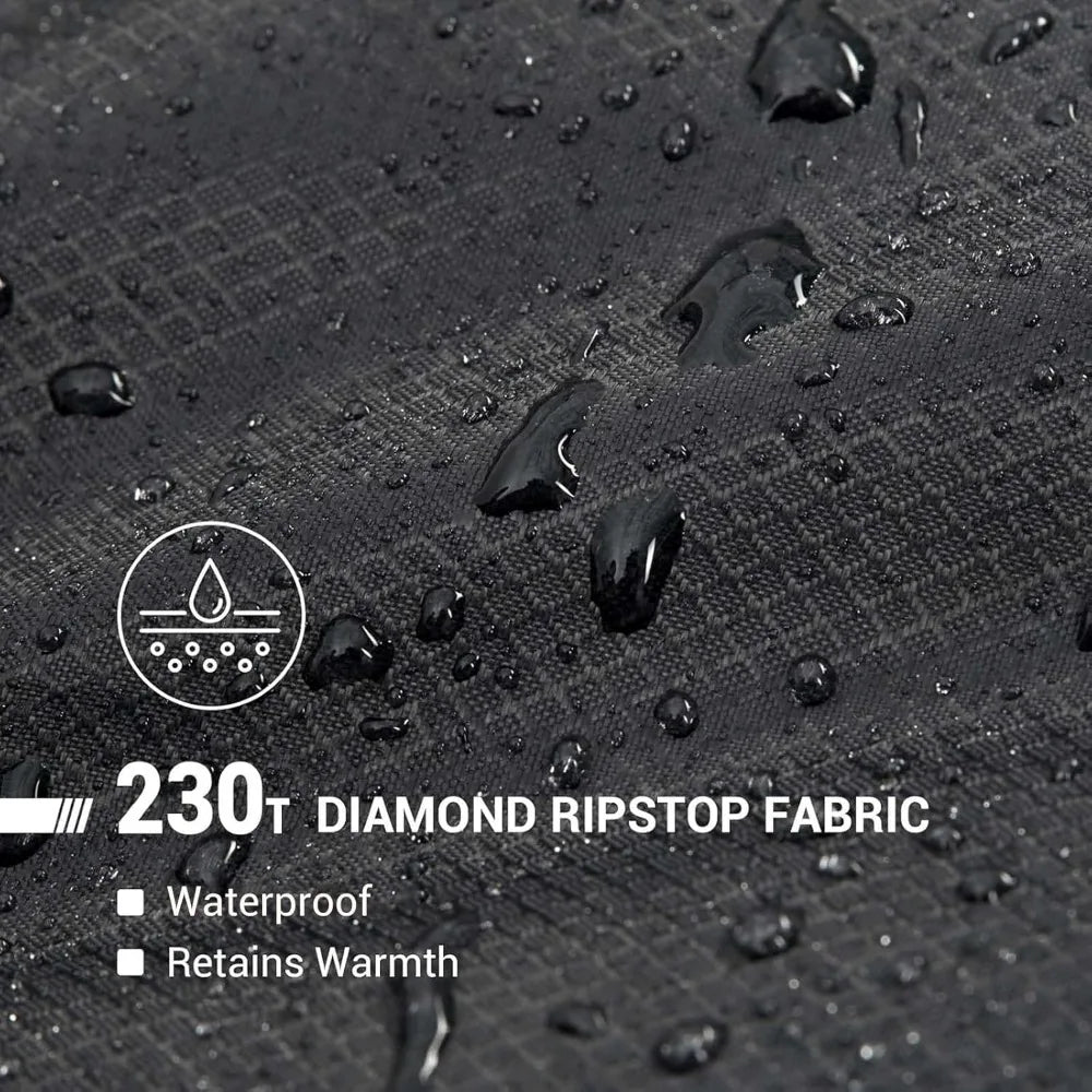 Adults Extra Wide XL Waterproof Flannel Sleeping Bag, 
Cold Weather, Portable Big & Tall Camping Gear,