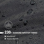 Adults Extra Wide XL Waterproof Flannel Sleeping Bag, 
Cold Weather, Portable Big & Tall Camping Gear,
