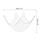 Fishing Net "Decor", 2 Pack 80" x 40" Mediterranean Style
Photographing "Decoration"  Natural Party Accessory for Home