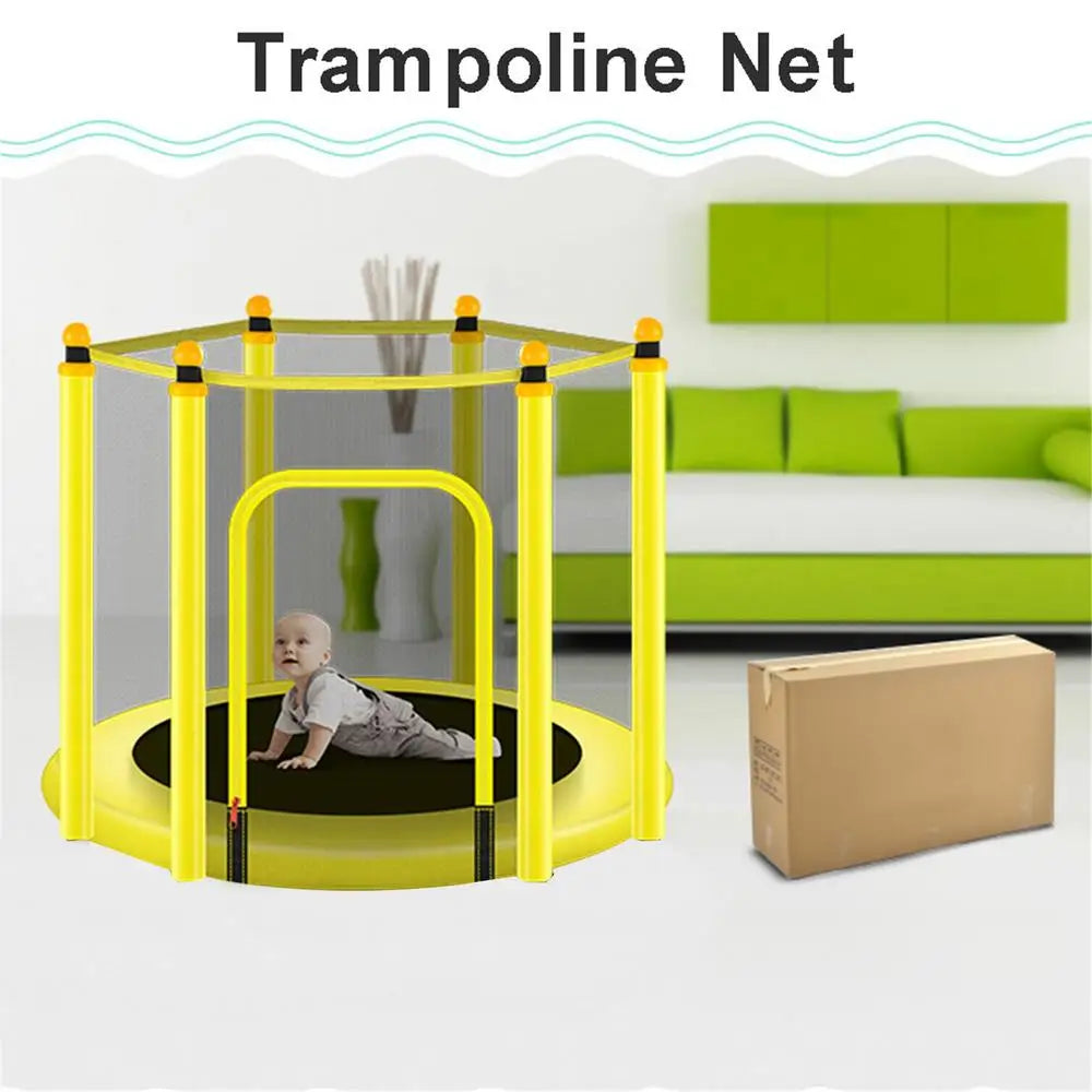 Trampoline Safety Net UV-Resistant Garden  Replacement For 1.2M/1.4M/1.5M 6 Pole Trampolines .  this is Only Protective Net
