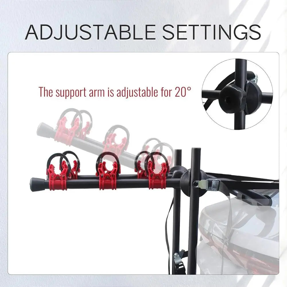 Bicycle Rack or SUV, Trunk Mount 2 Bike Carrier Rack or Car