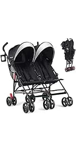 Lightweight Baby ,infant toddler Stroller, 
Compact Travel for Airplane,
 w/ 5-Point Harness, Adjustable Backrest
