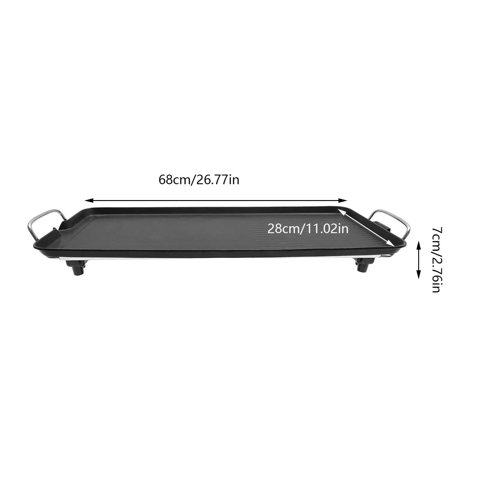 Smokeless Outdoor Electric BBQ Grill - Portable Barbecue 1500W