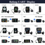 Bafang LCD Color Display Instrument 36V 48V 52V P860C 860C P850C 600C C965 DPC18 BF-UART Protocol Bluetooth 750W Motor E-bike