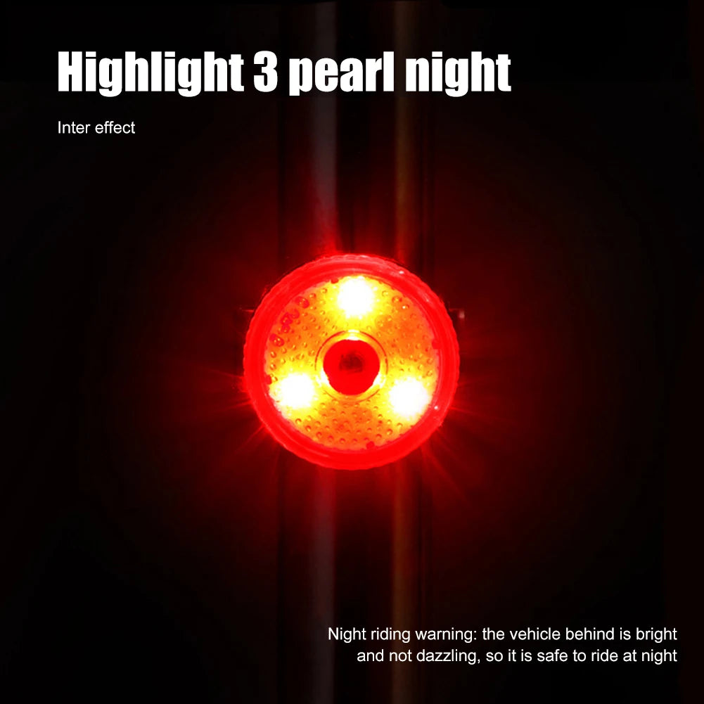 Bike Tail & Headlight           Rear Light Rechargeable 
Front Light 3 Modes           LED Riding Warning Light for Outdoor Cycling