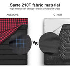 Waterproof 2-Person Cotton Flannel Sleeping Bag - 
Ideal for Camping, Backpacking, Hiking, and Outdoor Adventures