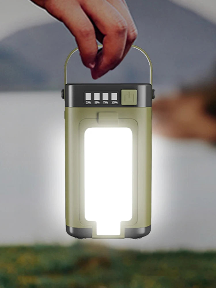 Rechargeable Lantern , Power Bank Solar.   
Camping , Portable,
Flashlight ,LED Tent Light for Camping ,  Hiking  , Fishing