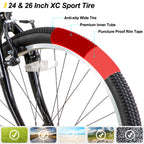 Hiland 24 26 inch Mountain Bike for Men Women, 21 Speeds 
High-Carbon Steel Frame, Sport Cycling MTB Bicycle for Adult
