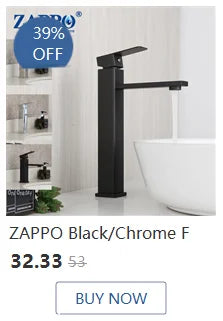 ZAPPO Matte Black Bathroom Shower Set 8 inch Rainfall , Wall Mounted 3-4 Function System & ABS Shelf
