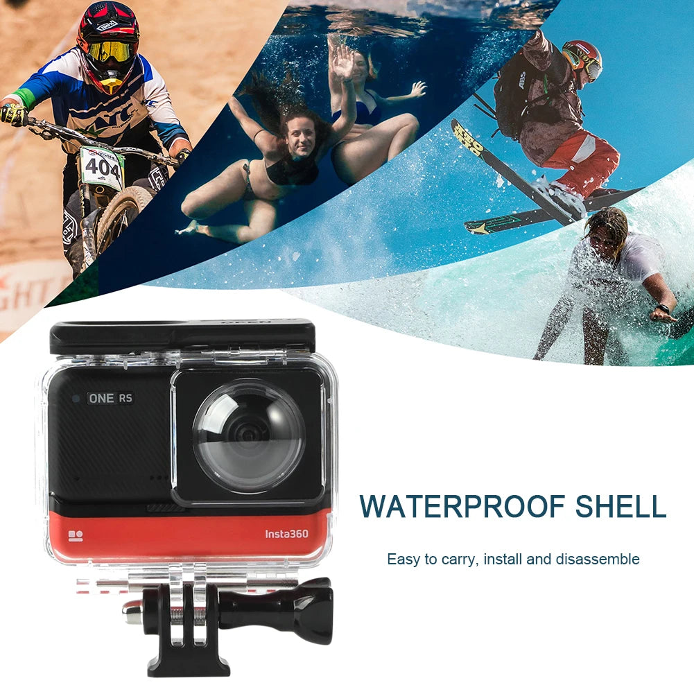 Waterproof Box Protective Shell Cover Portable Camera for Insta360 ONE RS Panoramic