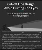 ROCKBROS Bicycle Light 
Rainproof Type-C Charging
 LED 2000mAh MTB  Front Lamp Headlight Ultralight,  Flashlight Bike Light