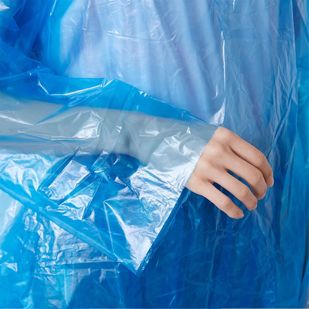 Disposable Raincoat Adult Emergency Waterproof , 
Hiking , Camping Hood Clothes Covers  Poncho Pants
