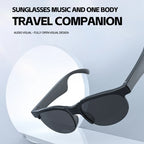 AI Intelligent Translation Glasses Bluetooth-Compatible 5.4 Smart Glasses Support 144 Languages Music Sunglasses for Men & Women