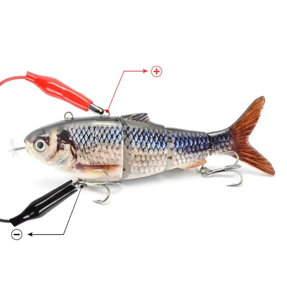 Robotic Fishing Lure USB Rechargeable Self Swimming  Smart Lure Automatic