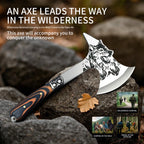 High Hardness Stainless Steel Survival Axe .  
Multi-function Outdoor Camping Tactical Wolf-head Axe.
Hunting Tools , Portable Tomahawk