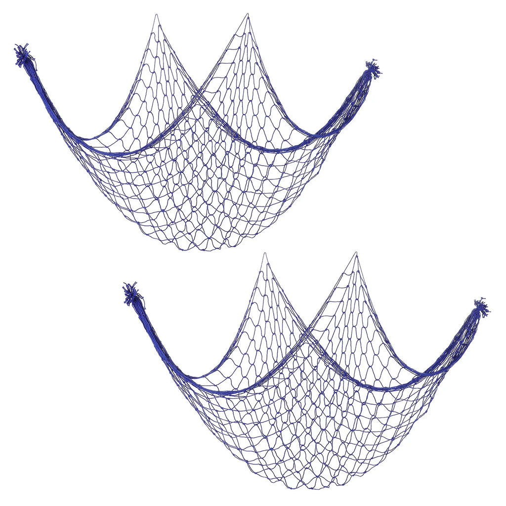 Fishing Net "Decor", 2 Pack 80" x 40" Mediterranean Style
Photographing "Decoration"  Natural Party Accessory for Home