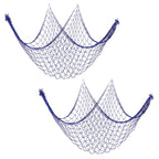 Fishing Net "Decor", 2 Pack 80" x 40" Mediterranean Style
Photographing "Decoration"  Natural Party Accessory for Home