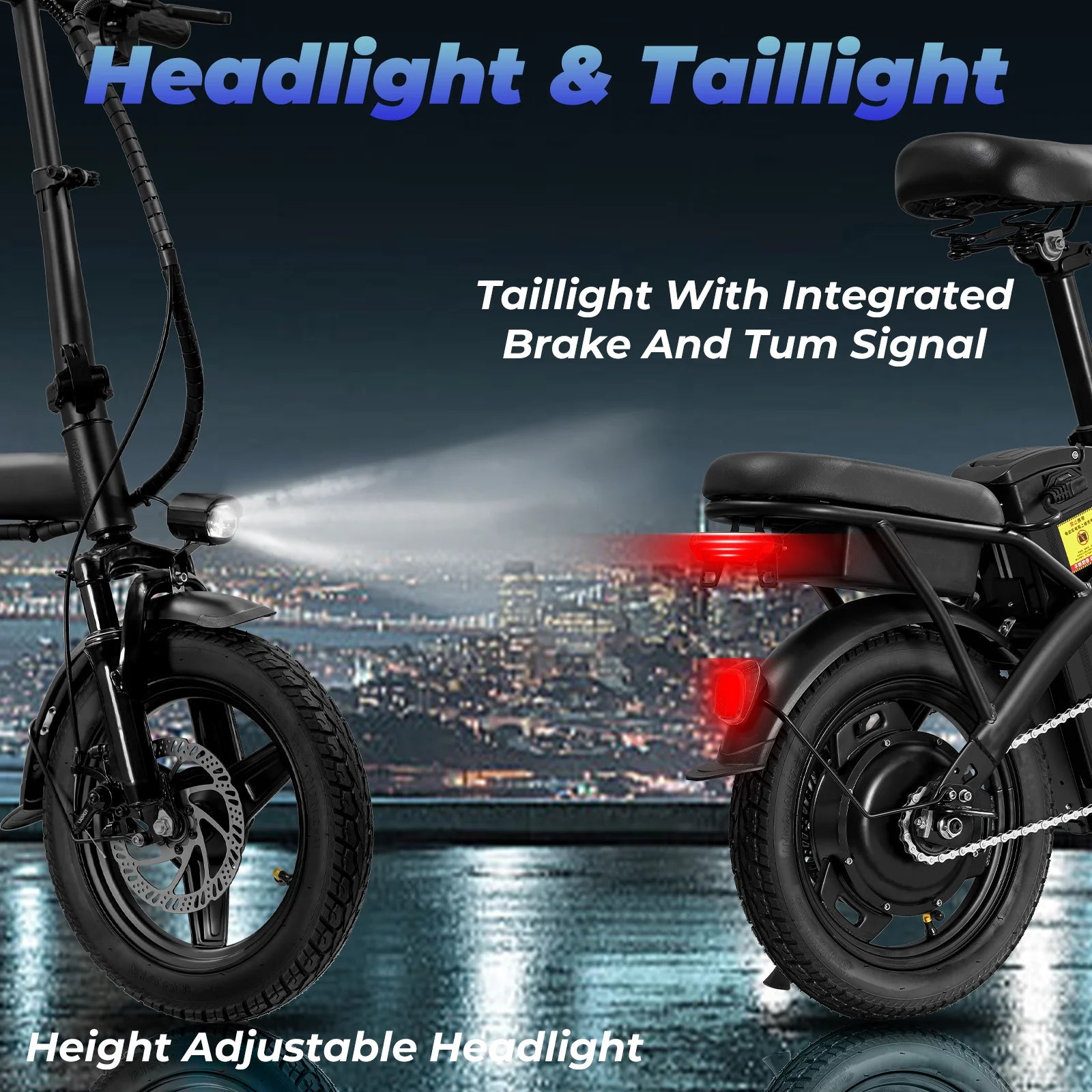 Adult Electric Bike, 20 MPH,    560W Motor,48V Removable Battery,
14inch Folding Maximum 32 Miles,1Year Warranty Ebike