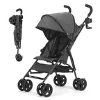 Umbrella Stroller, Lightweight Compact Foldable Baby Stroller 
for Travel, Easy One-Hand Fold, Multi-Position Canopy