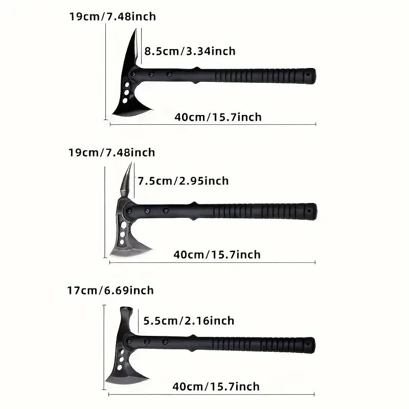 An outdoor tool.  Demon Axe, , 
Hack Axe, Camping Multipurpose Axe, suitable for lumberjacks, a must for outdoor work