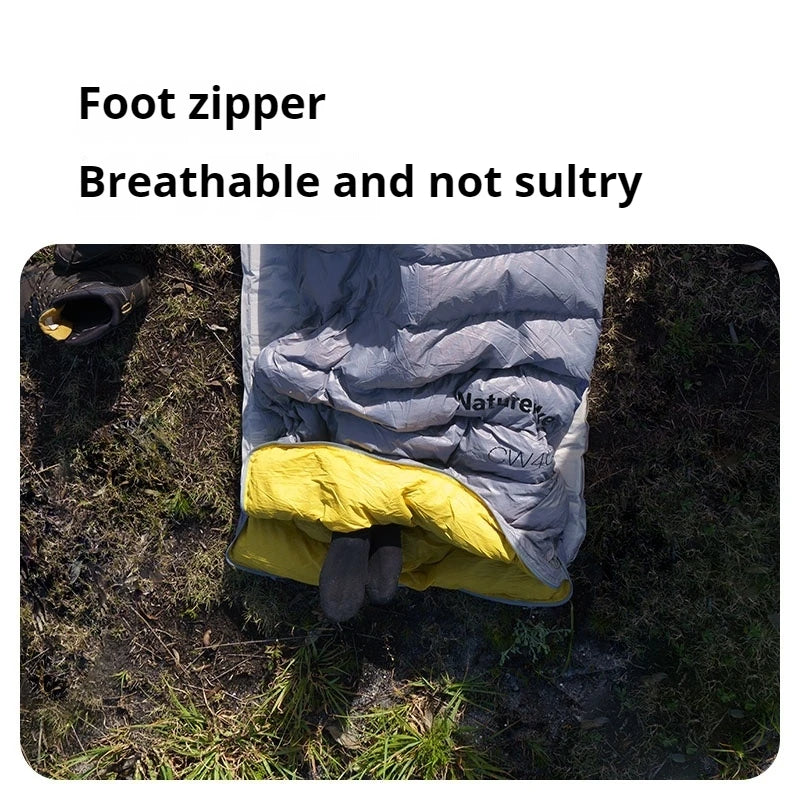 Naturehike Outdoor Down Sleeping Bag Duck Down 
Winter Ultralight Camping Portable Warm Envelope 650FP Adult