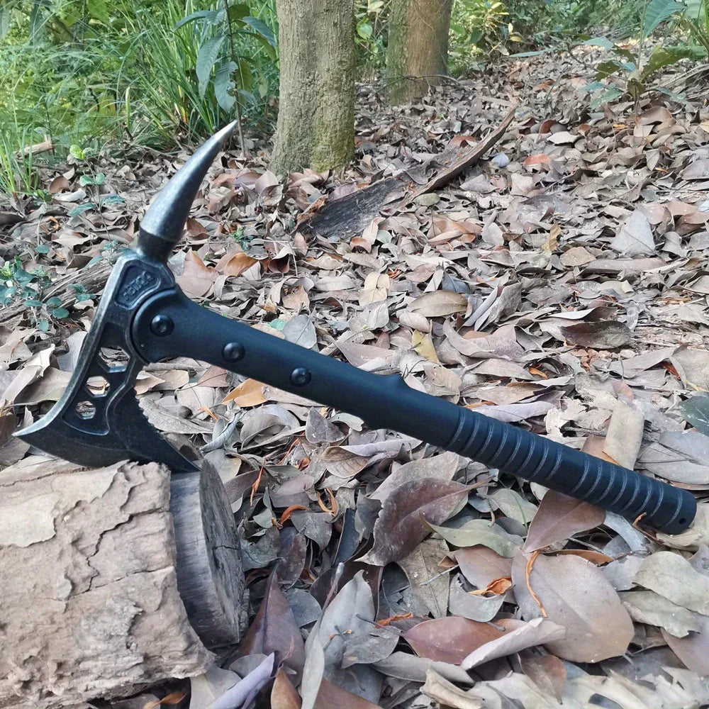 An outdoor tool.  Demon Axe, , 
Hack Axe, Camping Multipurpose Axe, suitable for lumberjacks, a must for outdoor work
