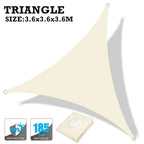160GSM Waterproof Awning Sunshade Sun Shade Sail For Outdoor Garden Beach Camping Patio Pool Sun Canopy Tent Sun Shelter