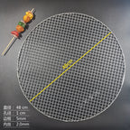 Stainless Steel 304 Food Grade 8-75CM 
Round BBQ Barbecue Grill Wire Grid Mesh Net