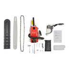 20 Inch Gas-powered Chainsaw 52CC 
2000W 7500rpm Gasoline
Single Cylinder Air-cooled 2-Stroke Gas  Saw