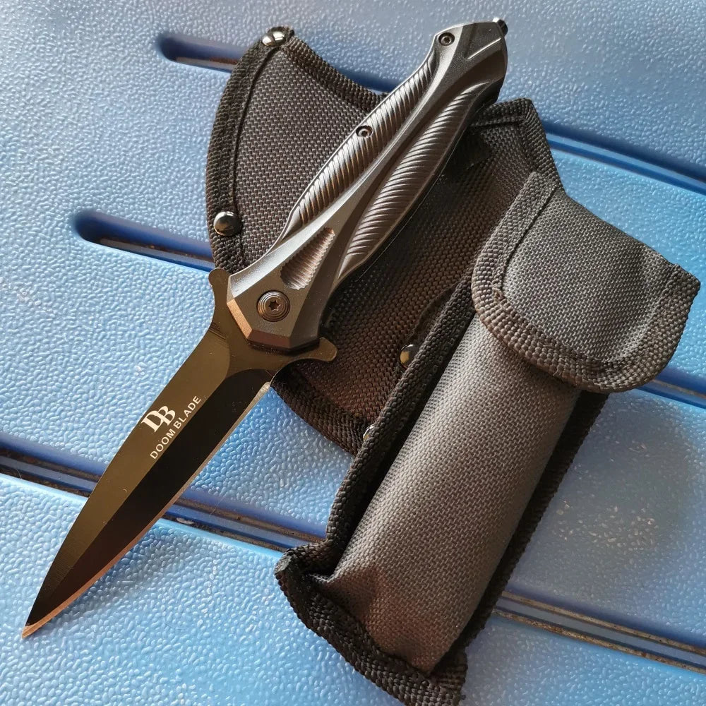 Stainless Steel Axe & Folding Knife Combo Set: 
High-Performance for Outdoor Adventures, Camping & Hiking
