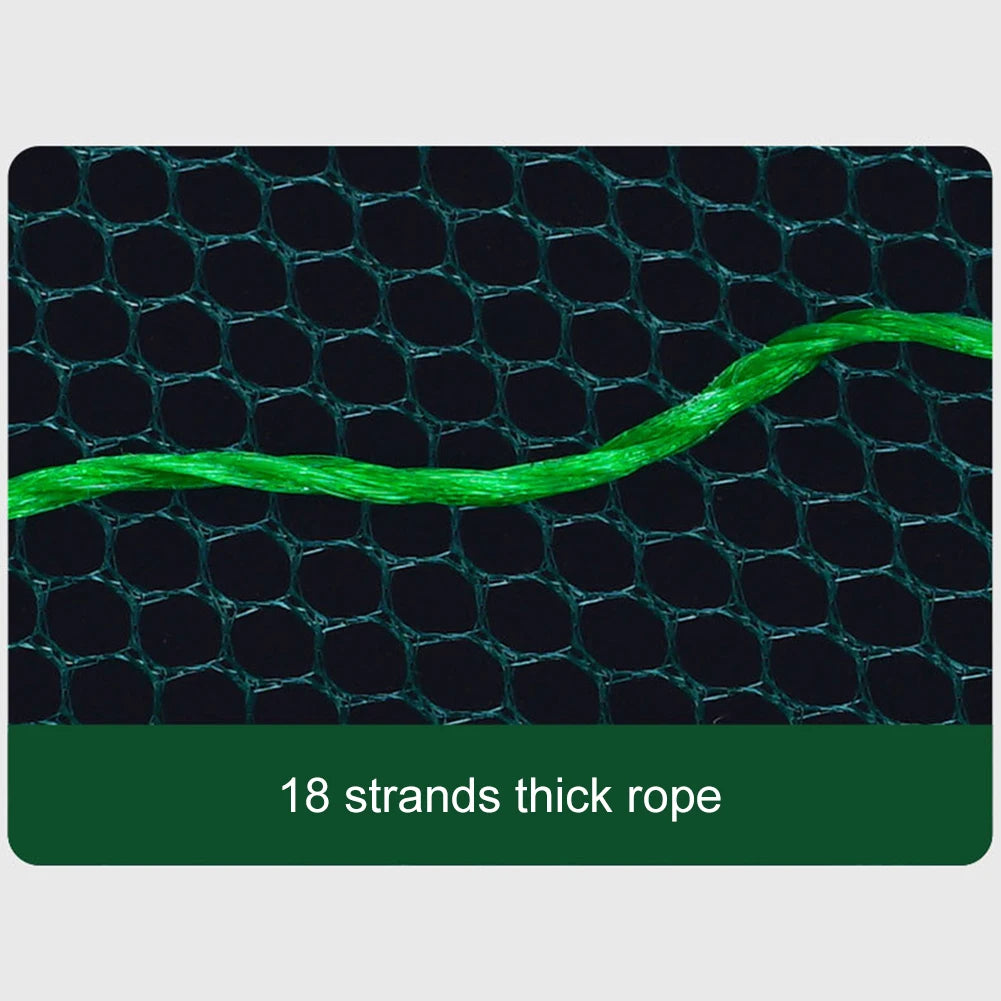 Portable Foldable Fish Net 
Folded  Mesh.   Baits Trap Cast,  Crab , Shrimp , Cage