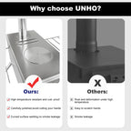 Hot Tent Stove,  , Portable Wood Stove with 6 Stainless Chimney Pipes for Outdoor Heating & Cooking