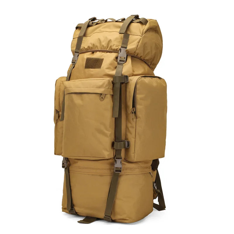 110L Large Capacity Outdoor Backpack Sports Travel  Frame Hiking Bag