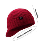Knit Beanie Winter Beanie Outdoor Warm Hat Comfortable Ear Protection Winter Hat Knit Caps Breathable For Ski Hiking Running