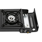 Butane Gas Camping Stove 
Dual Burner Portable Outdoor Grill for Picnic Hiking Trekkin