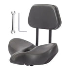 Bike Seat With Backrest .  Comfortable "Electric Scooter"  Saddle Bicycle Seat Cushion , Hollow Breathable for Road Tricycle