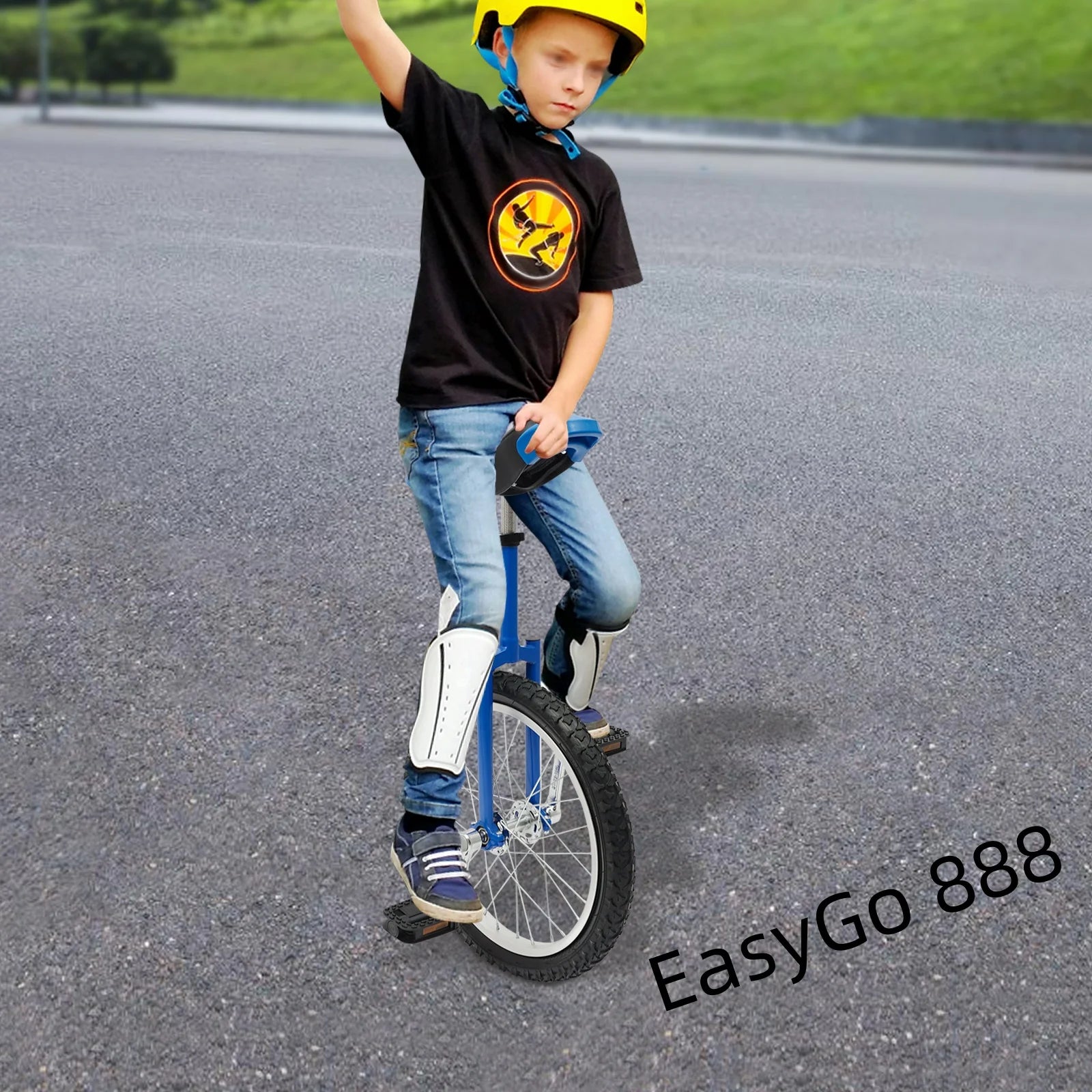 18Inch Unicycle , Adjustable Standard Seat ,.   
Thickened Aluminum Alloy Rim Children /Adult Balance Exercise Bike