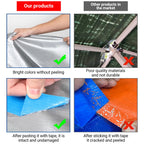 Multi Purpose Tarp Cover Waterproof Tarpaulin Sunscreen Multipurpose Protective Cover 6x10/10x13/13x16 Feet Heavy Duty Tarp