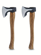 2PCS Professional Firewood Splitting Axe - Anti-Slip 
Wood Handle & Sharp Blade for Efficient Chopping & Outdoor Adventures