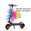 Arwibon GT06 1200W Foldable E-Scooter for Adults -
Max Speed 25MPH, 
48V 13AH/23.4AH, 11"Off-Road Tires