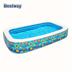 Bestway 54121/54120 Family Inflatable Pool,
 Rectangular Adult Family